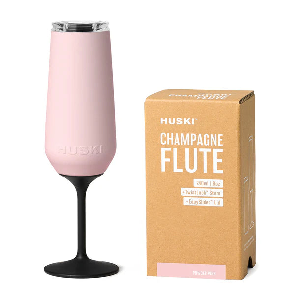 Huski Champagne Flute -Powder Pink